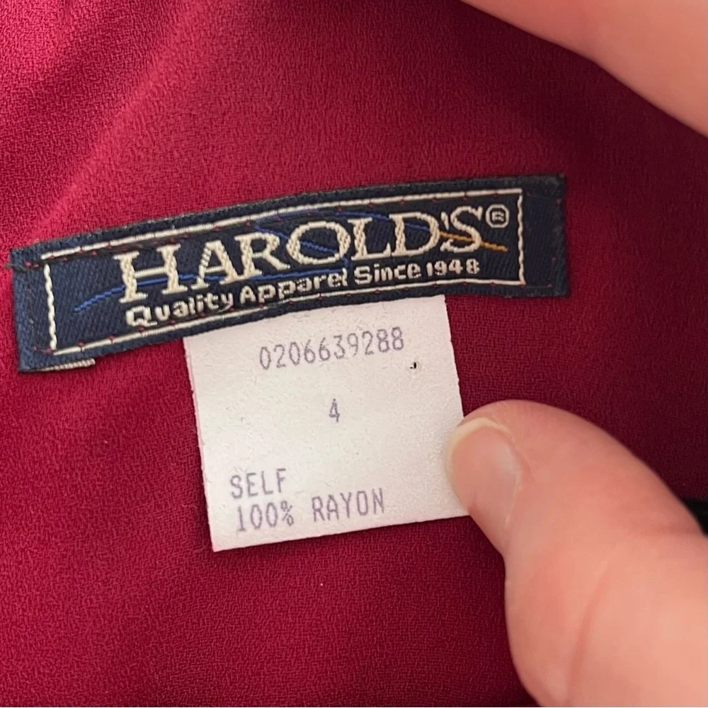 Harold's Black Vintage Sheath Velvet Slip Sheer Midi Dress - Picture 7 of 8